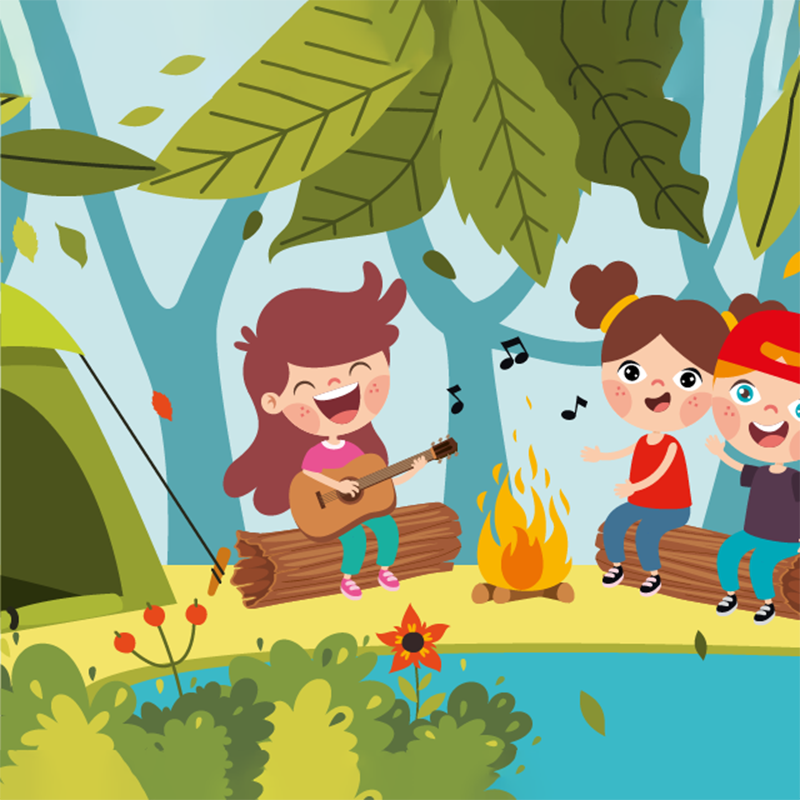 went camping